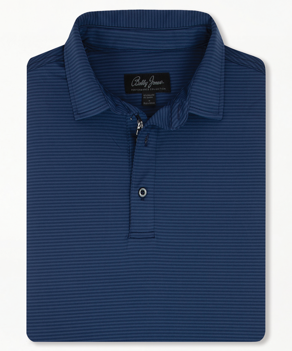 Performance Tonal Striped Polo - Bobby Jones