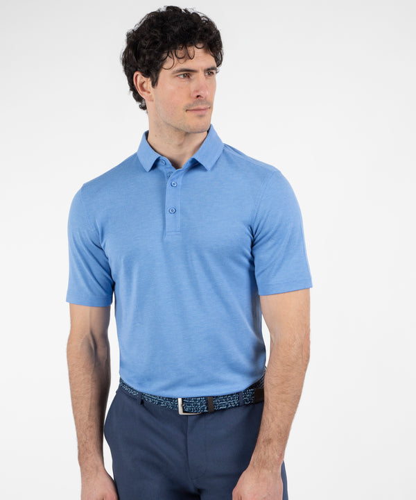 Performance Heather Piqué Jersey Polo - Bobby Jones