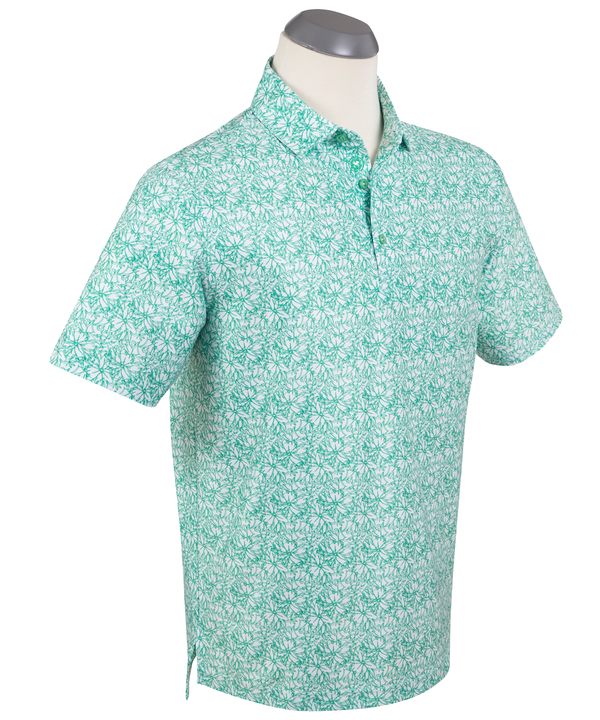 Augusta Azalea Print Jersey Polo - Bobby Jones