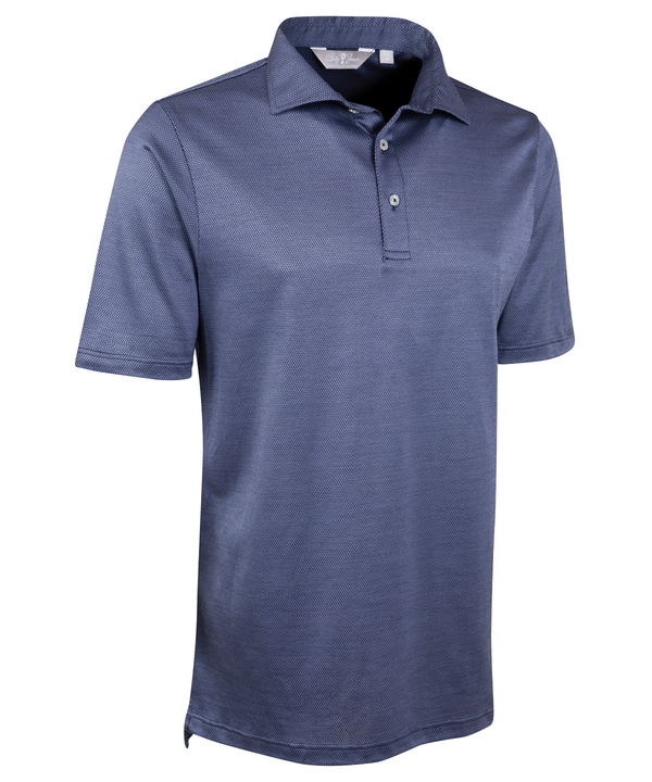 Heritage Urbino Italian Silk Cotton Jacquard Polo - Bobby Jones