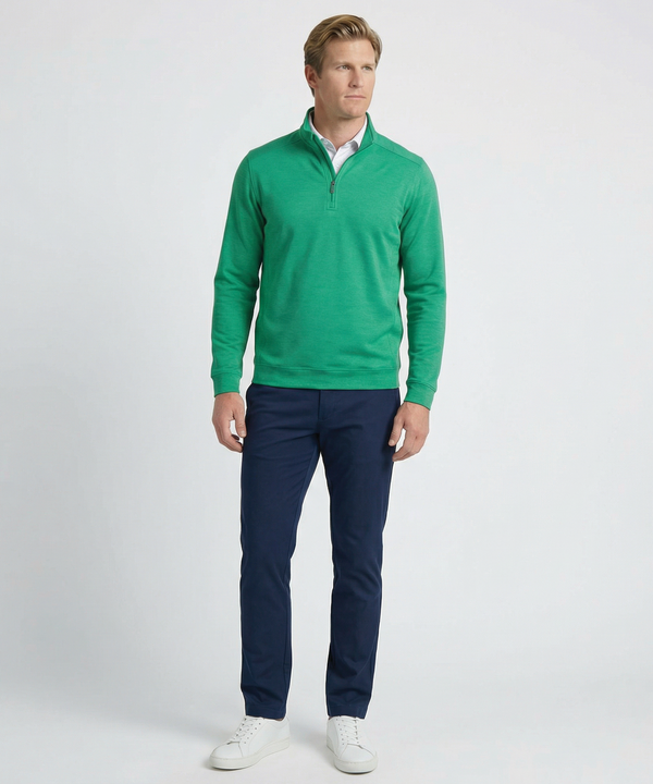 Performance Clubhouse Quarter-Zip Long-Sleeve Pullover - Bobby Jones