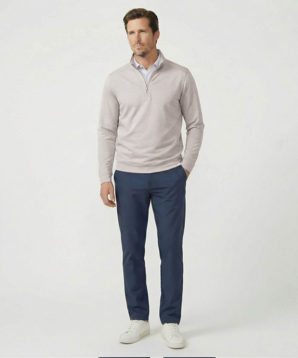 Performance Clubhouse Quarter-Zip Long-Sleeve Pullover - Bobby Jones