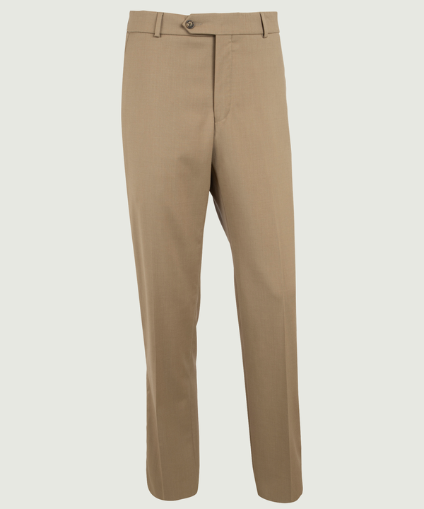 Signature Solid Wool Gabardine Trousers - Bobby Jones Signature Solid Wool Gabardine Trousers - Bobby Jones