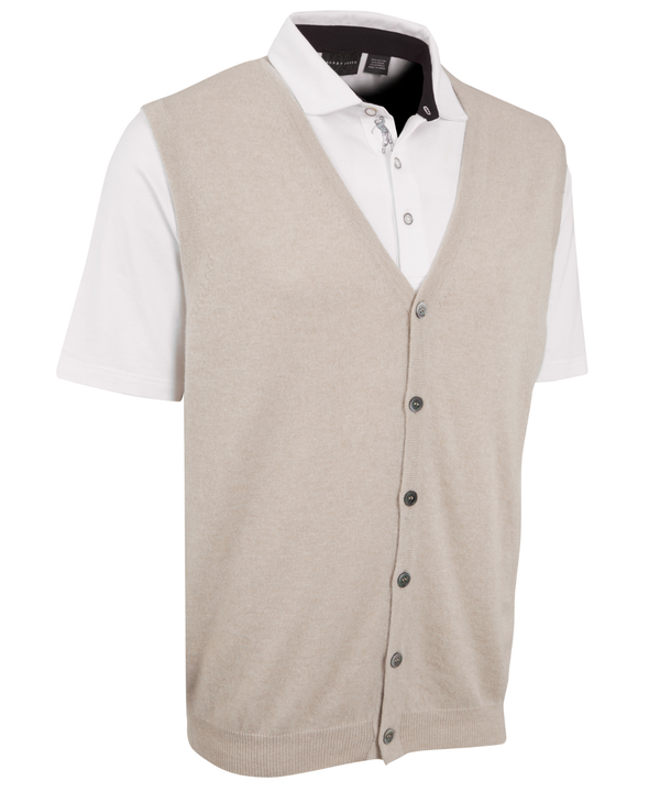 Heritage 100% Italian Cashmere Sweater Button Vest - Bobby Jones
