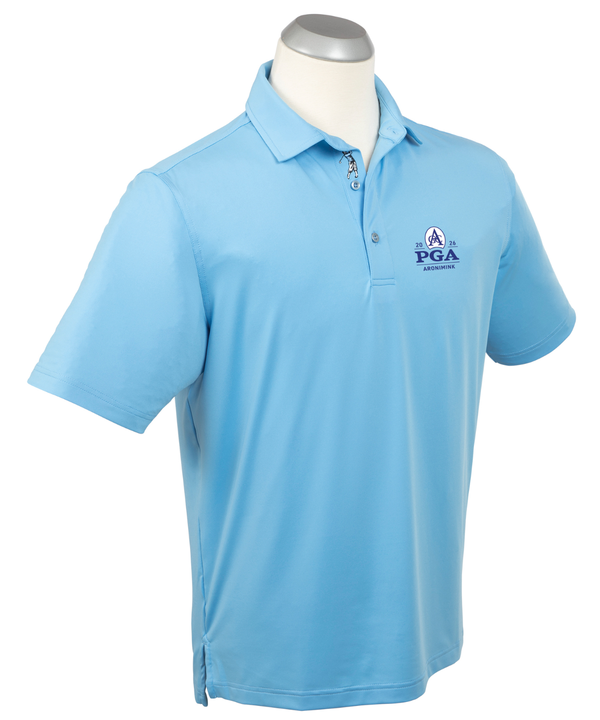 2026 PGA Championship Performance Jersey Solid Polo - Bobby Jones