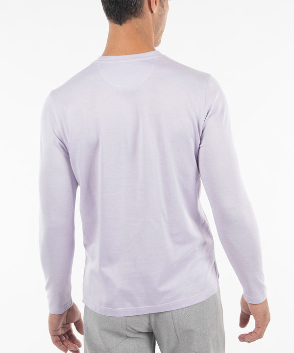 Signature Pima Cotton Lightweight Long-Sleeve Crew Neck T