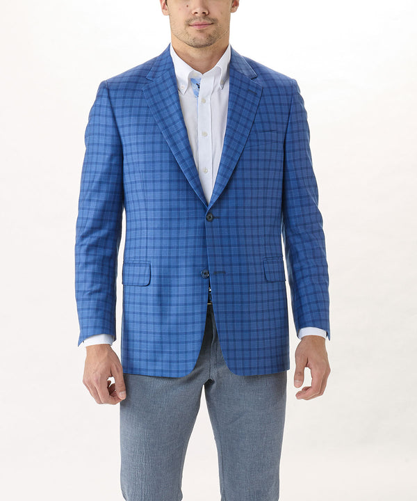 Signature Wool Windowpane Check Sport Coat - Bobby Jones