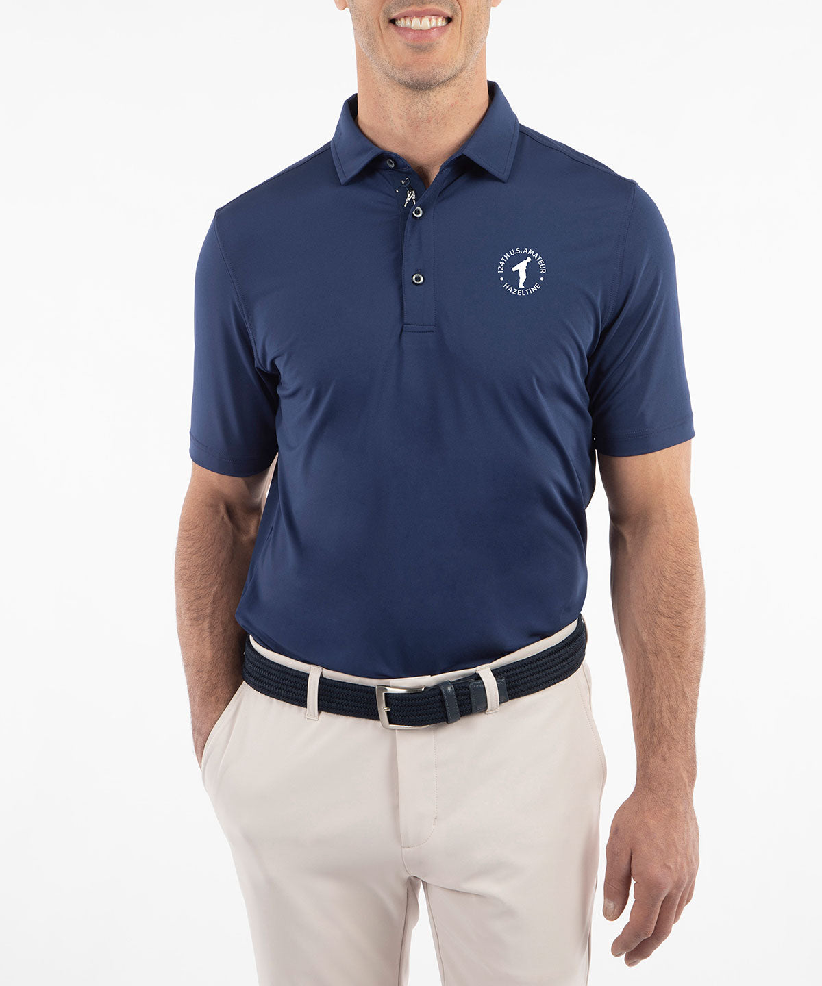 124th U.S. Amateur Men&#39;s Bobby Jones Jersey Solid Polo Shirt