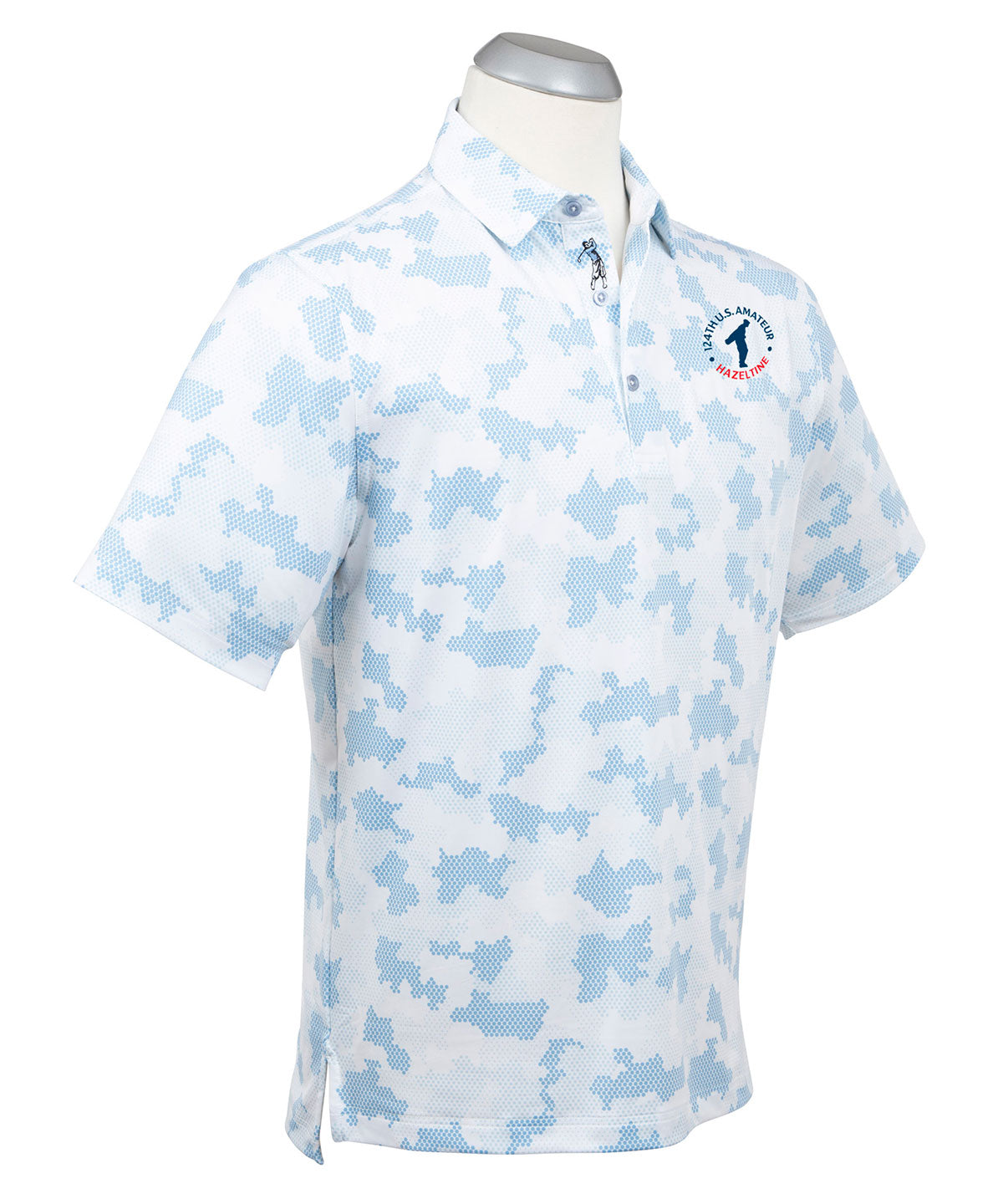 124th U.S. Amateur Men&#39;s Bobby Jones Armed Forces Camo Print Polo