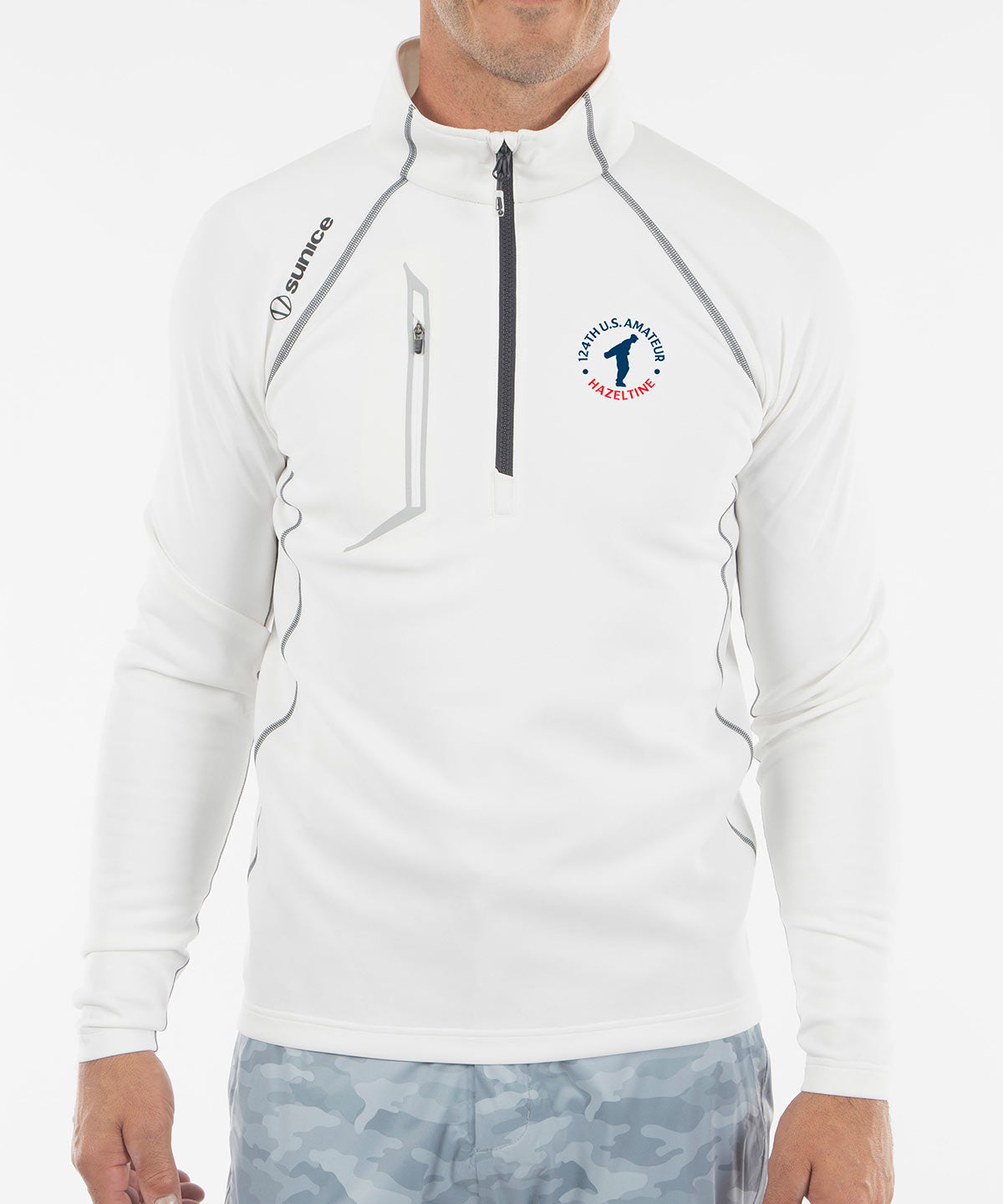 124th U.S. Amateur Sunice Men&#39;s Allendale 2.0 Water Repellant Pullover