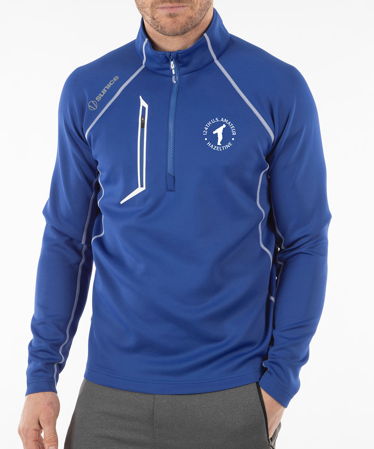 124th U.S. Amateur Sunice Men&#39;s Allendale 2.0 Water Repellant Pullover