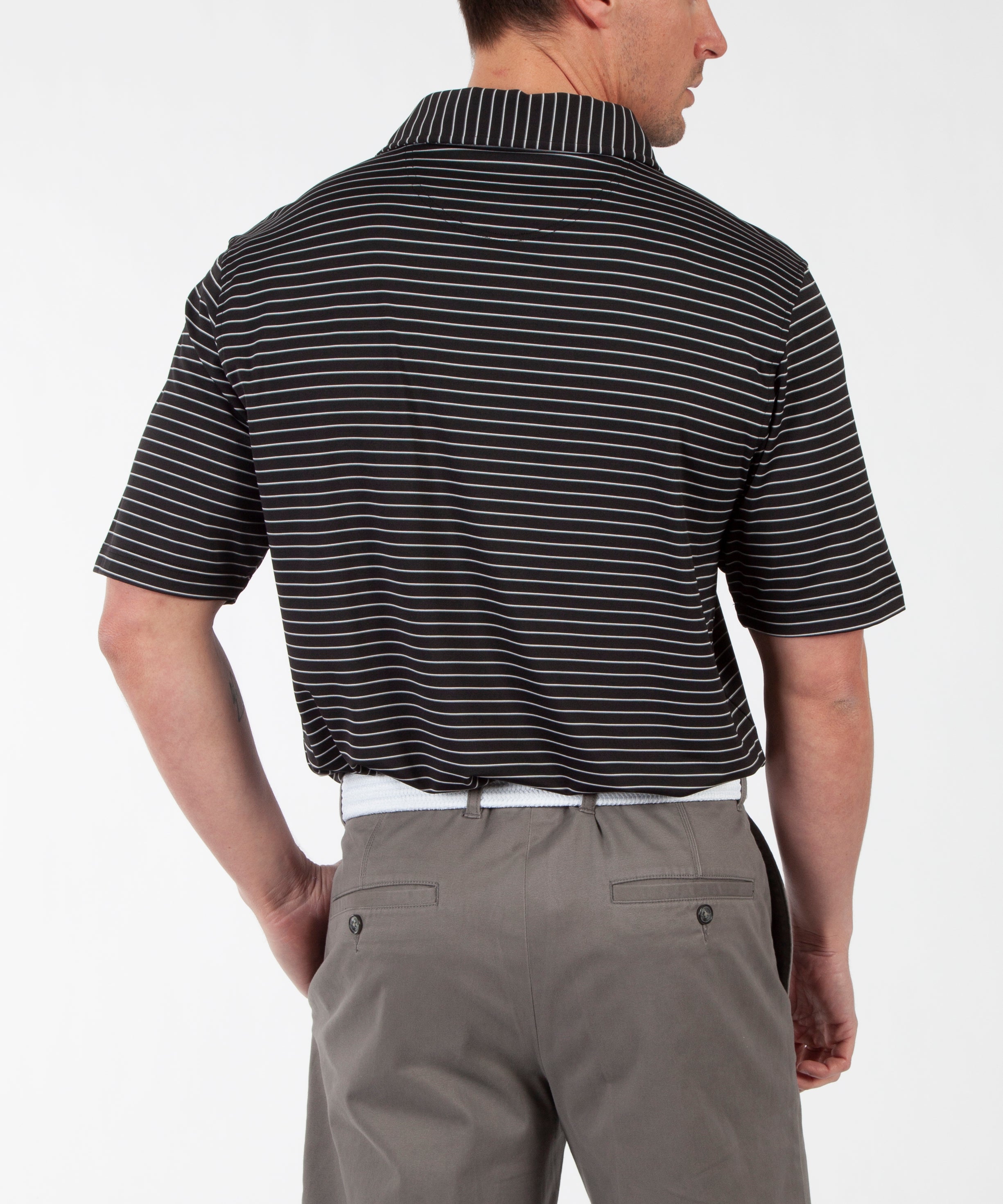 Jersey Cypress Stripe Polo