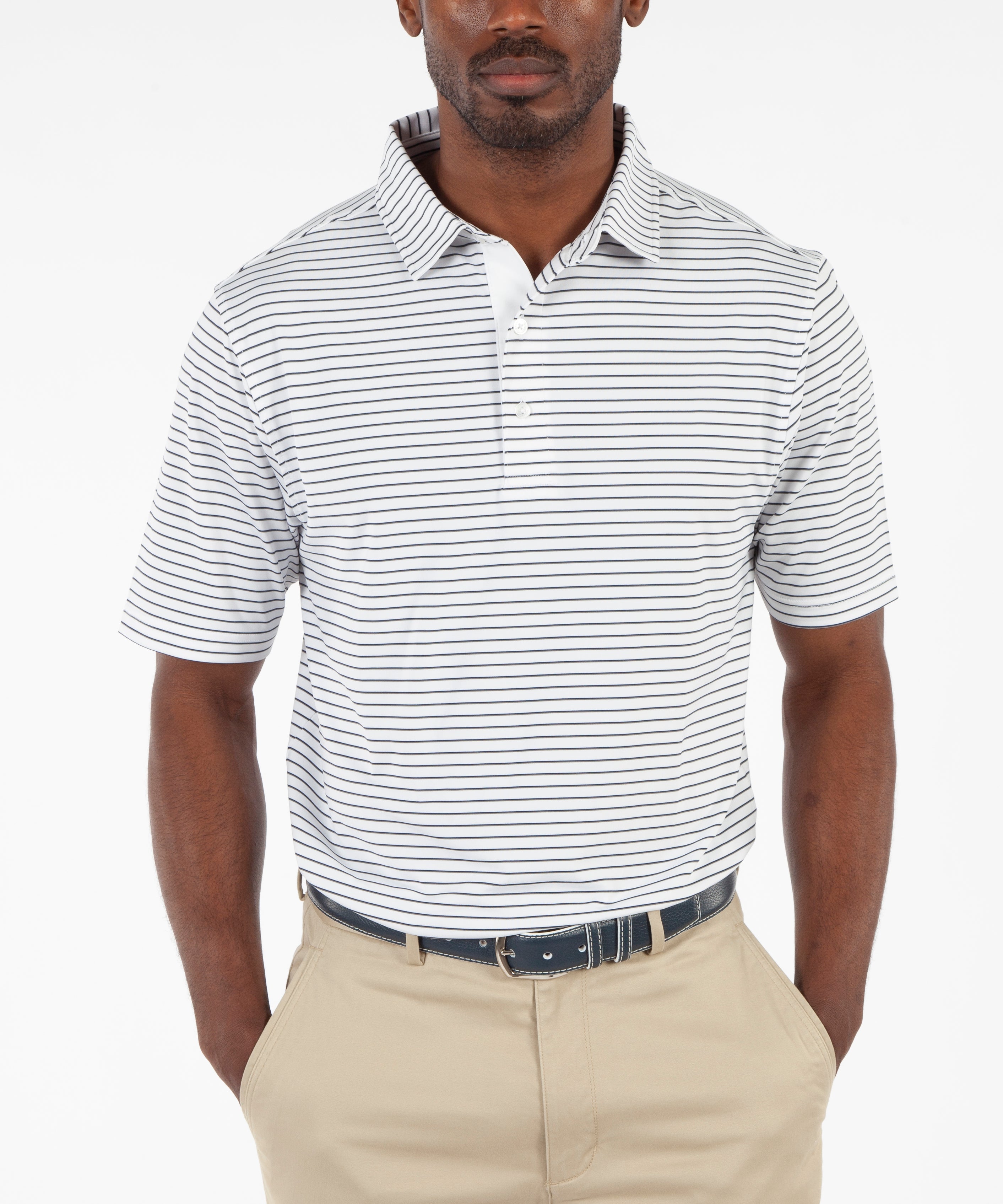 Jersey Cypress Stripe Polo