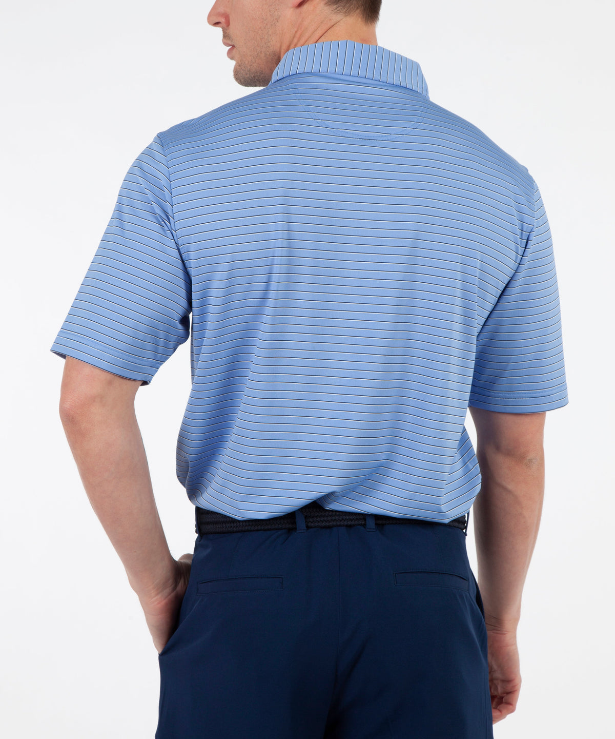 Jersey Cypress Stripe Polo