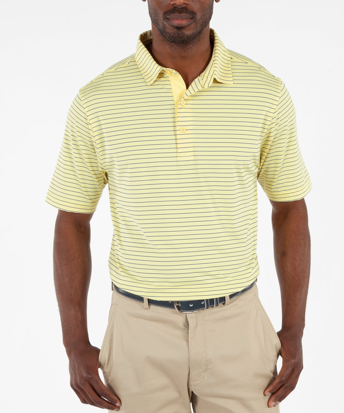 Jersey Cypress Stripe Polo