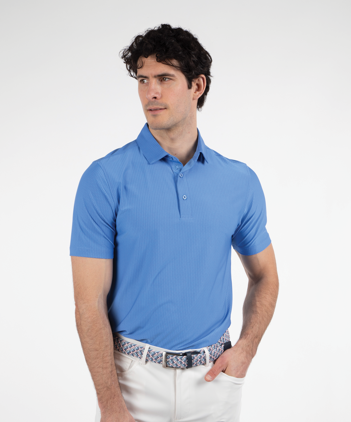 Performance Jersey Balata Print Polo
