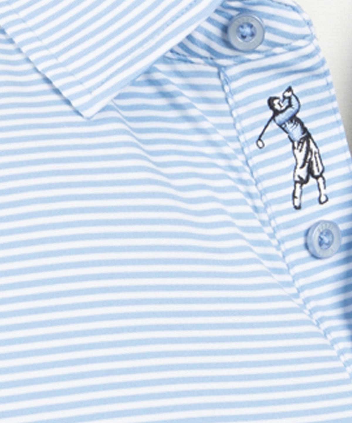 Performance Tonal Striped Polo