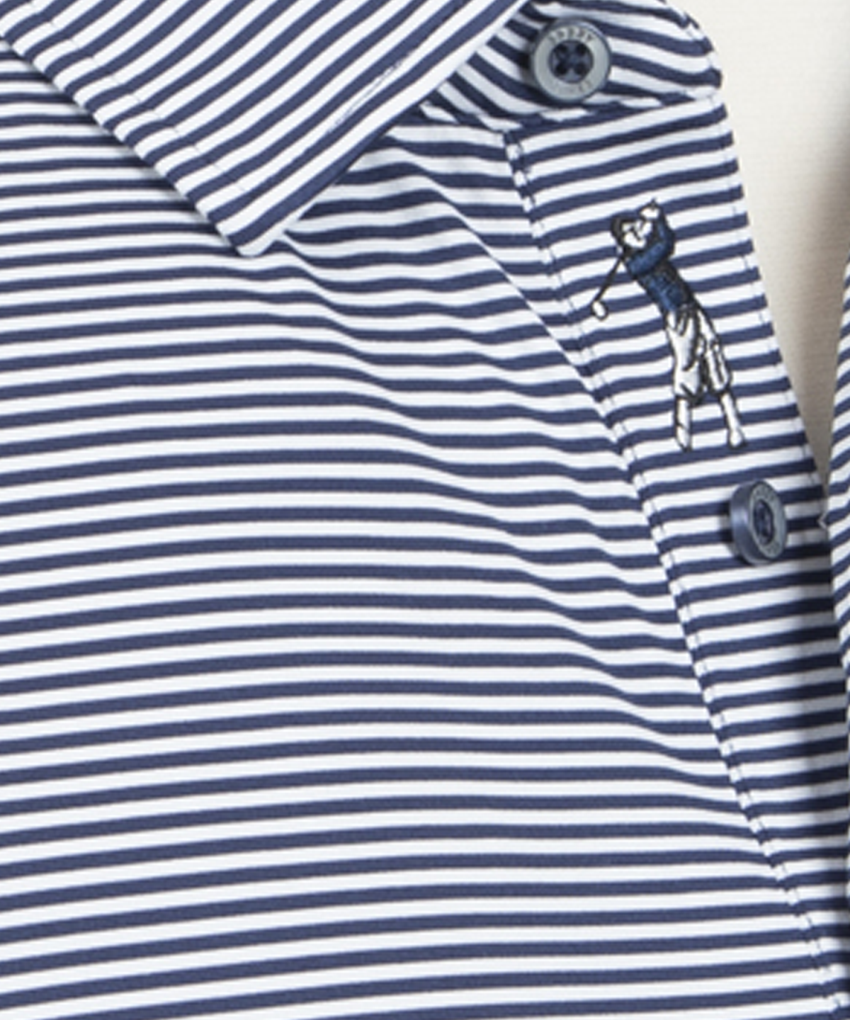Performance Tonal Striped Polo