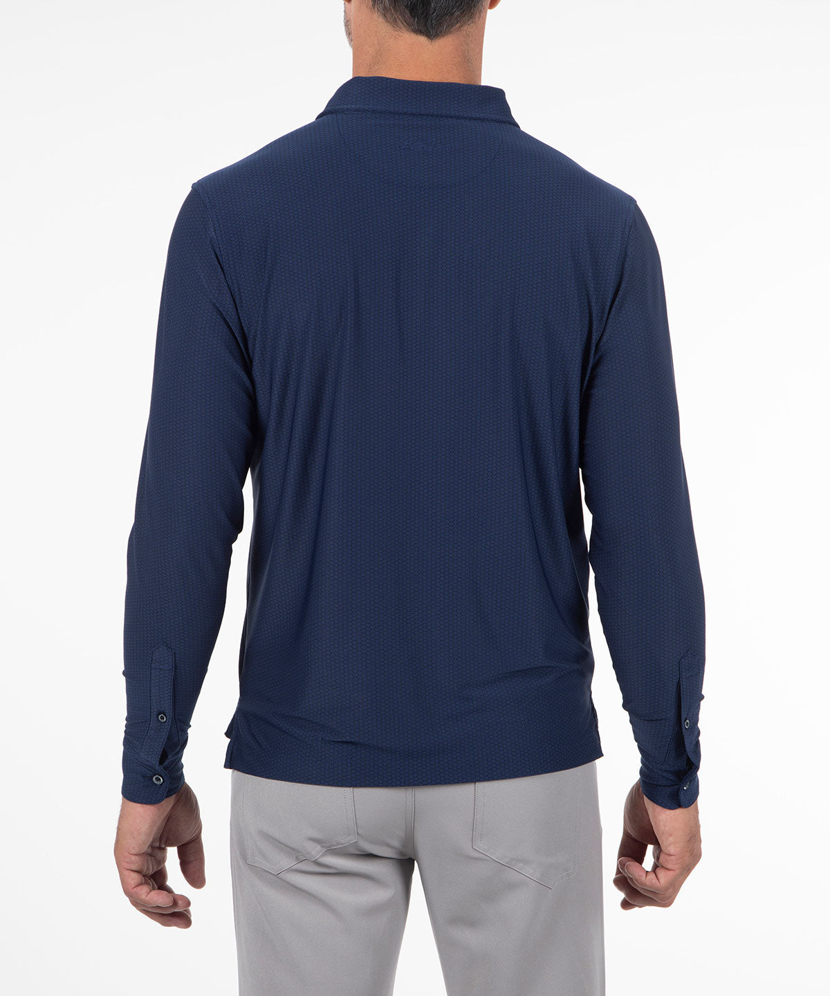 Performance Jersey Balata Button-Down Long-Sleeve Sport Shirt
