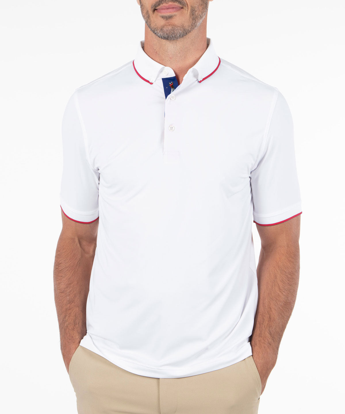 Performance Polo with Contrast Tipping