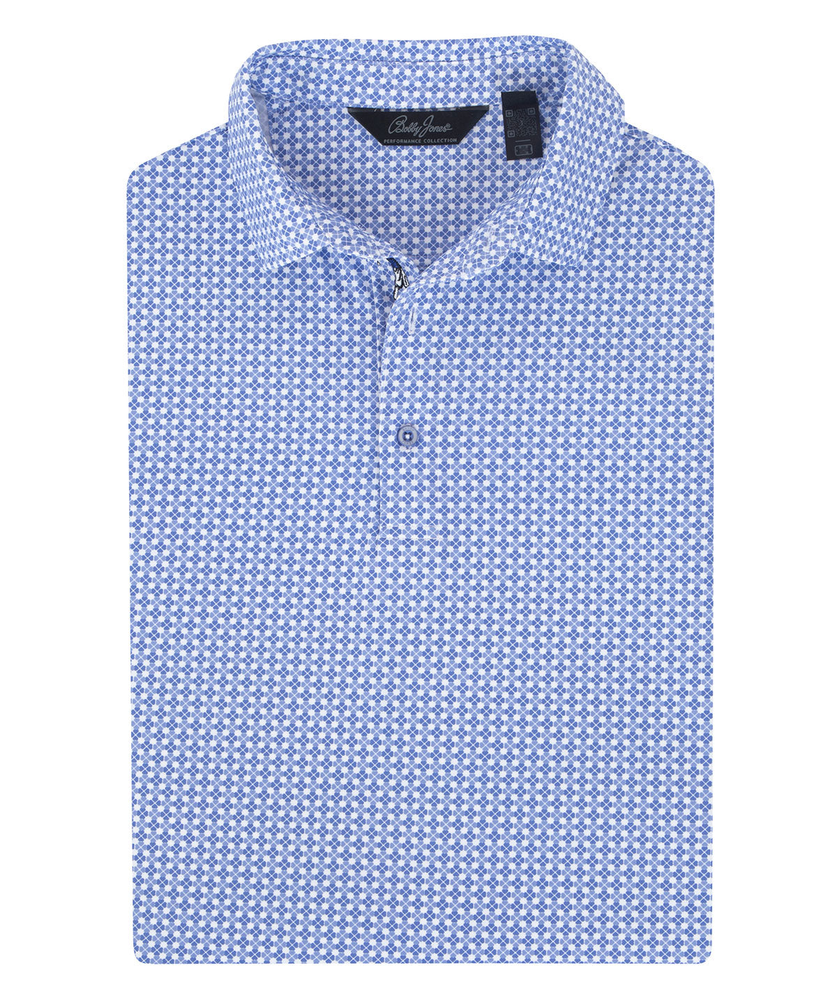 Performance Clover Gingham Print Polo