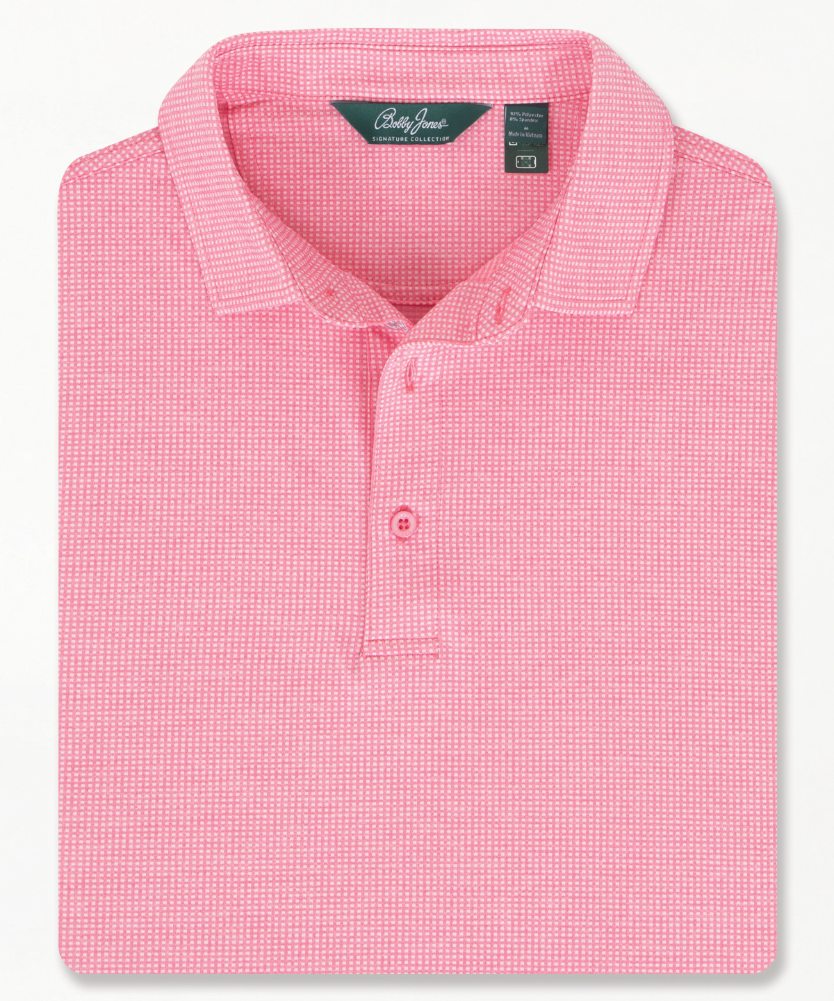 Performance Gingham Jacquard Polo