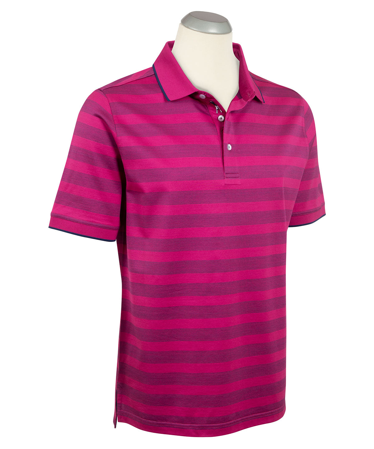 Signature Renfrew Striped Mercerized Cotton Polo