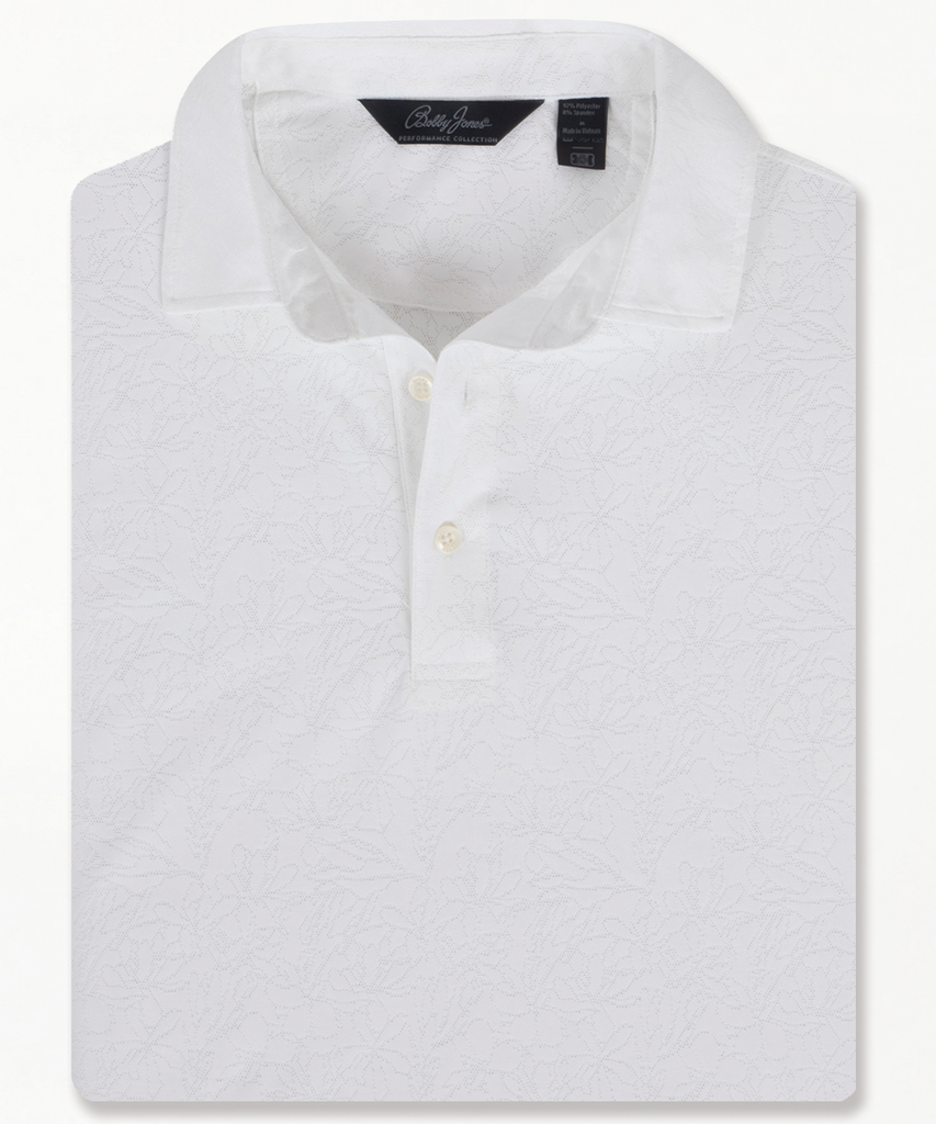 Patriot Jacquard Magnolia Polo - Bobby Jones