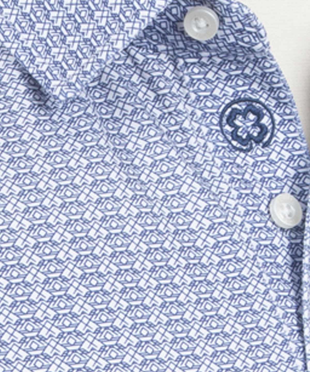 Performance Aztec Print Polo