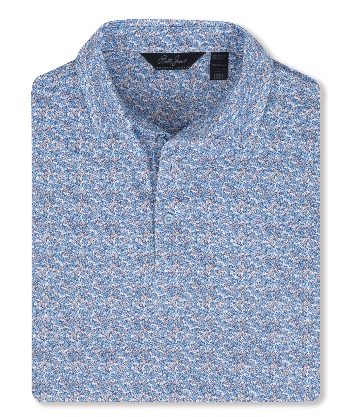 Performance Lucky Print Short-Sleeve Polo