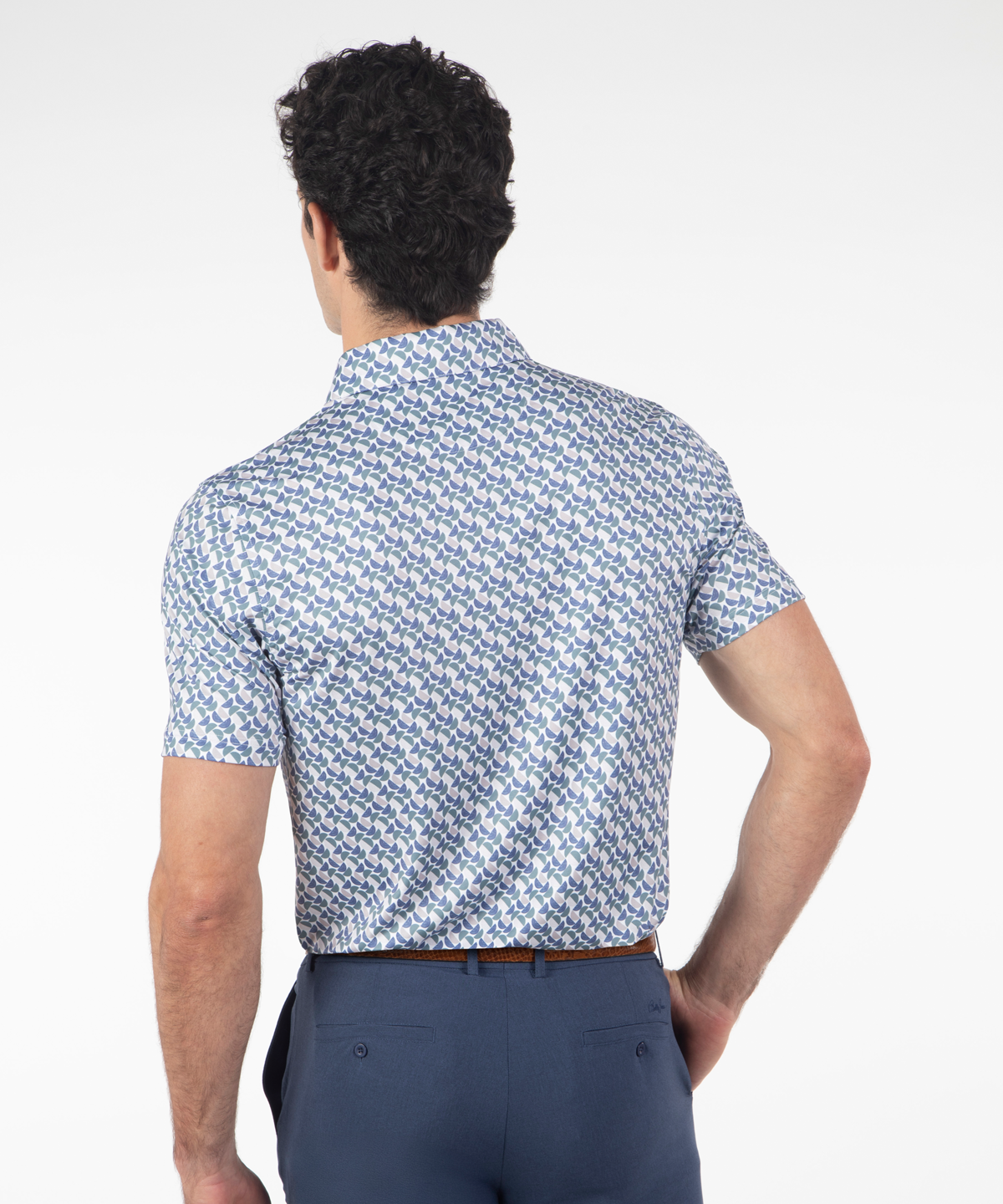 Performance Biltmore Print Short-Sleeve Polo