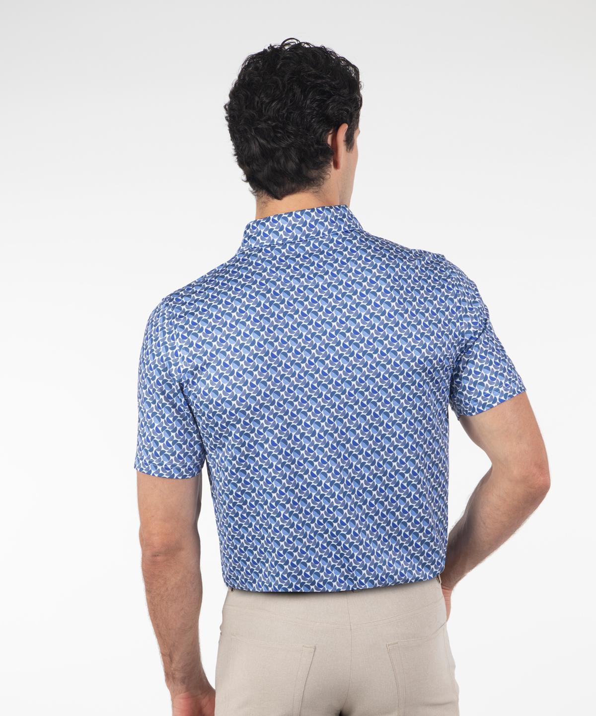 Performance Biltmore Print Short-Sleeve Polo