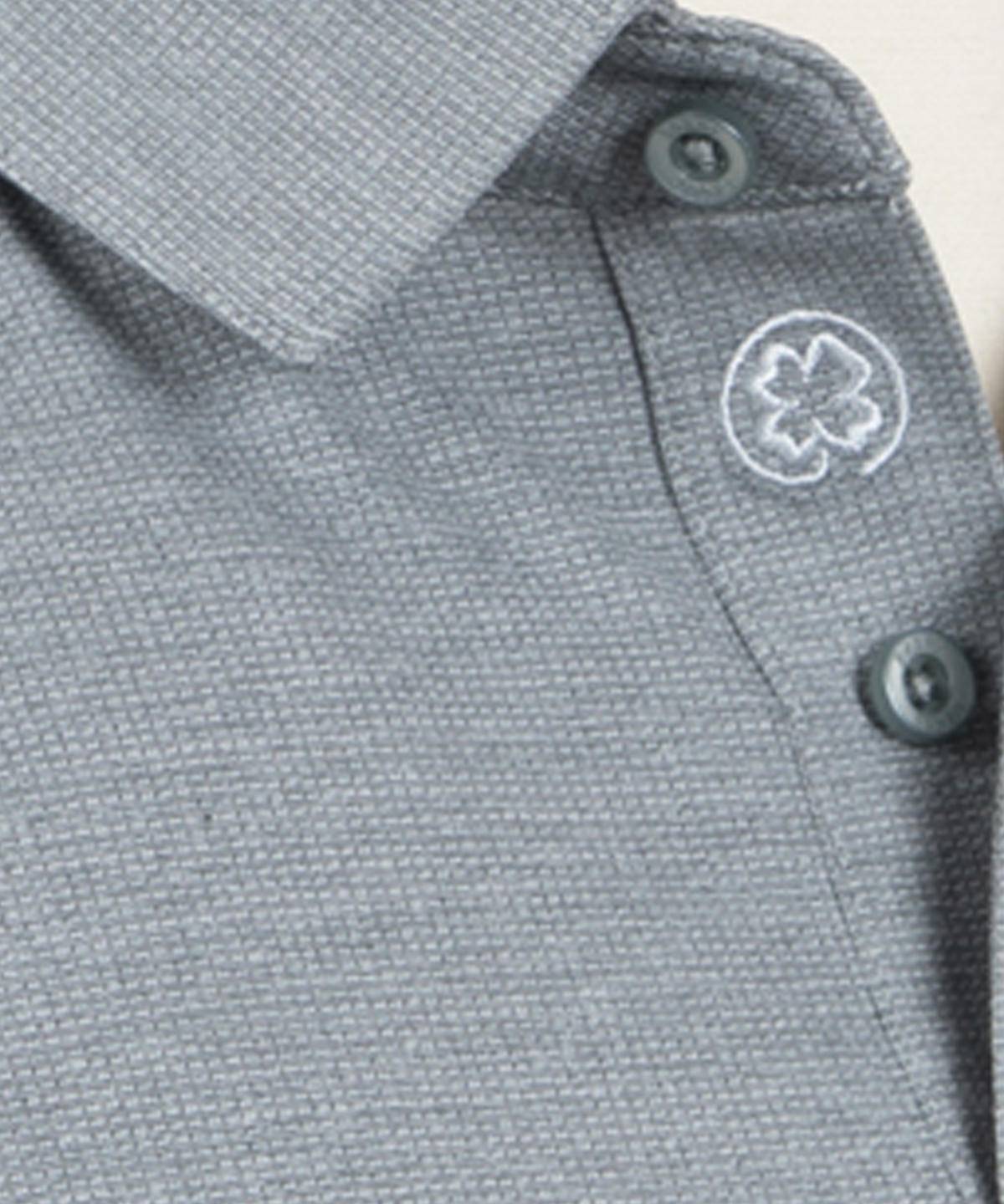 Performance Grid Jacquard Short-Sleeve Polo