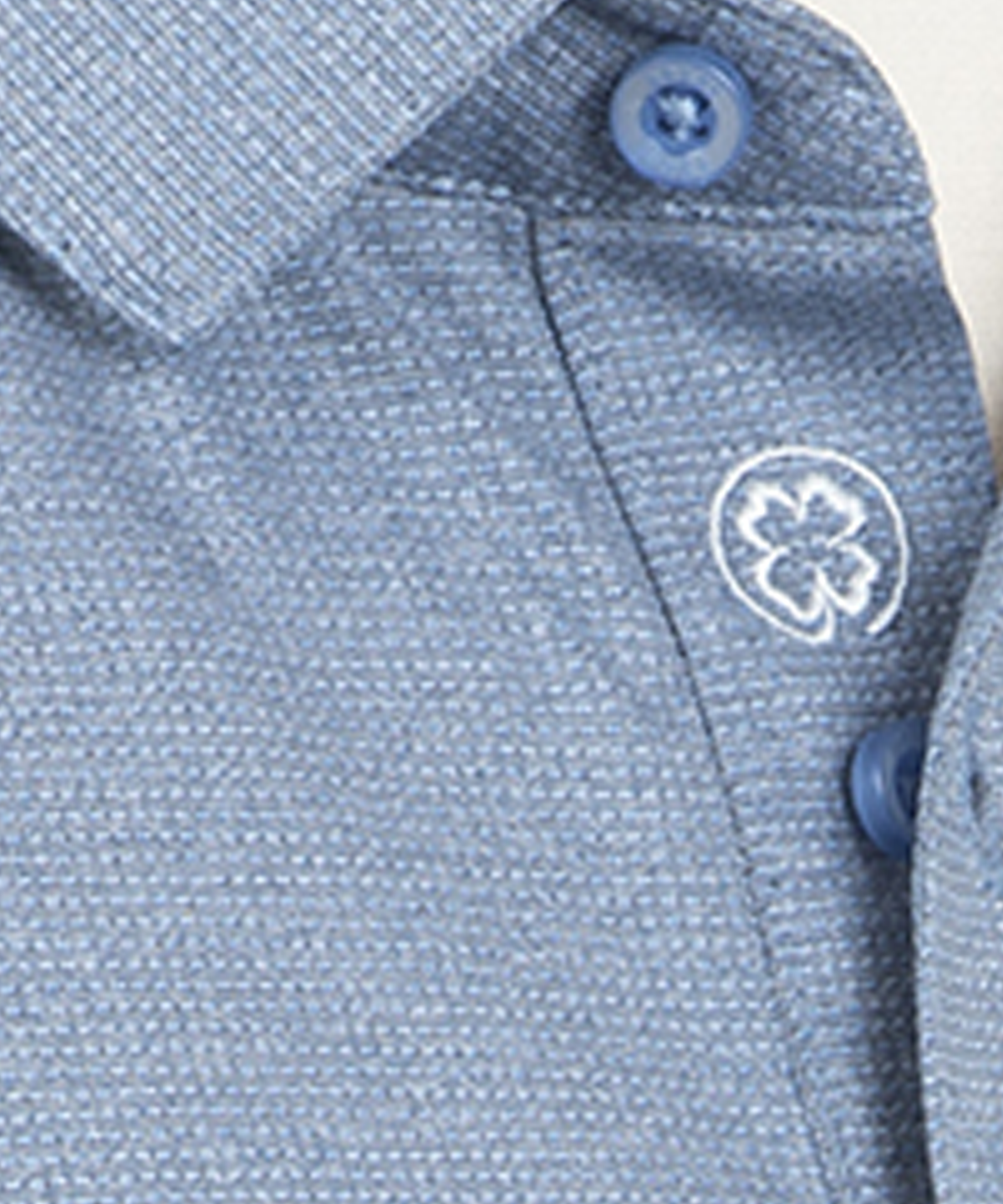 Performance Grid Jacquard Short-Sleeve Polo