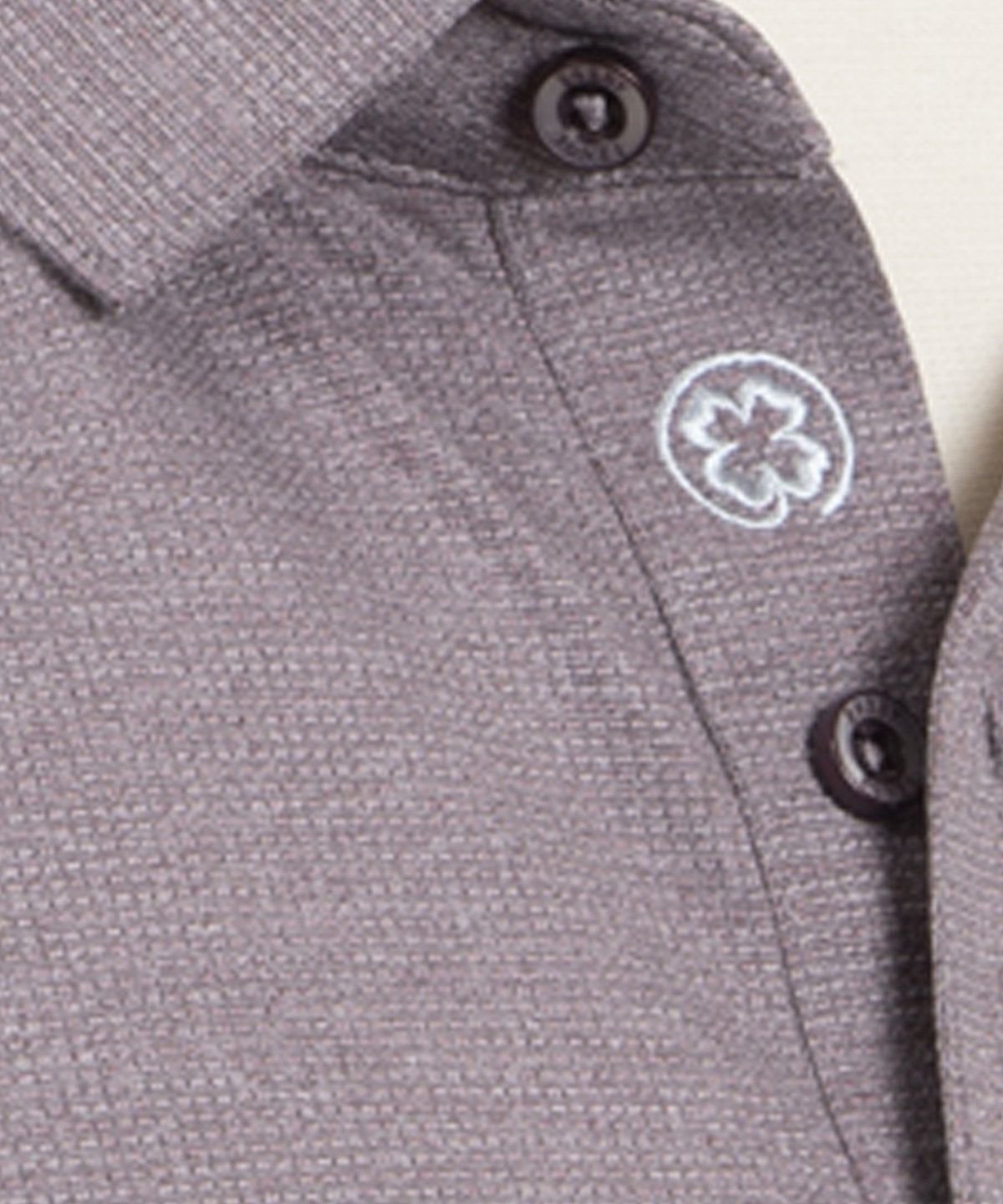 Performance Grid Jacquard Short-Sleeve Polo