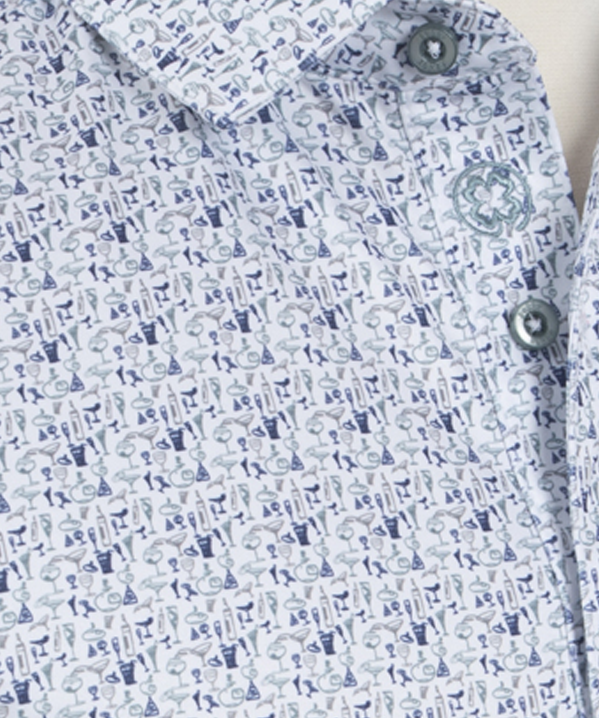 Performance Par-tini Print Short-Sleeve Polo