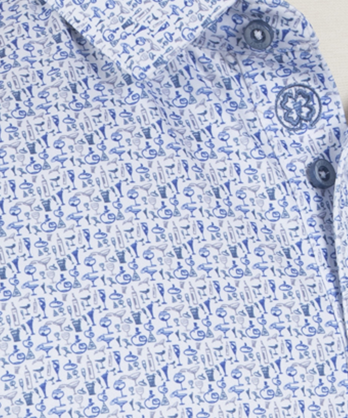 Performance Par-tini Print Short-Sleeve Polo