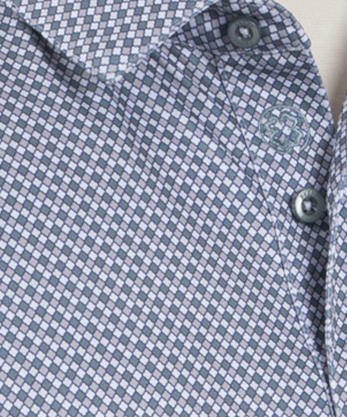 Performance Seville Print Short-Sleeve Polo