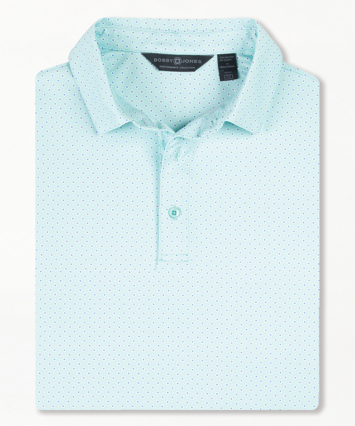 Performance Kaleidoscope Print Jersey Polo