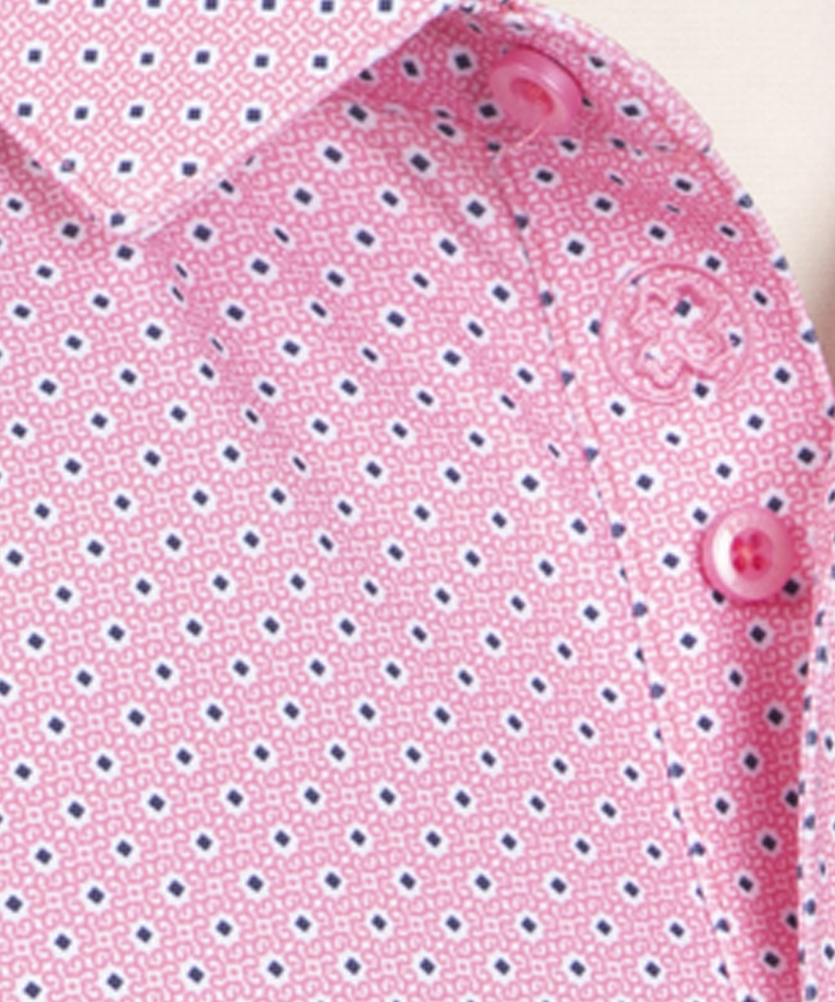 Performance Kaleidoscope Print Jersey Polo