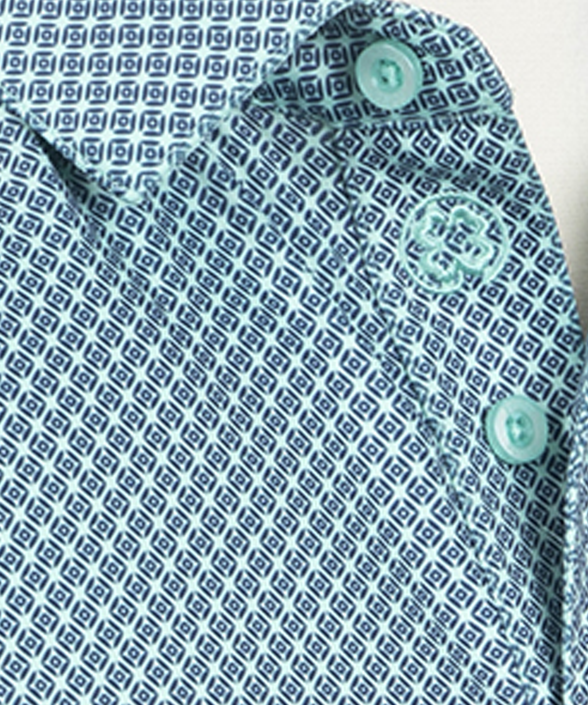 Performance Diamond Argyle Print Jersey Polo