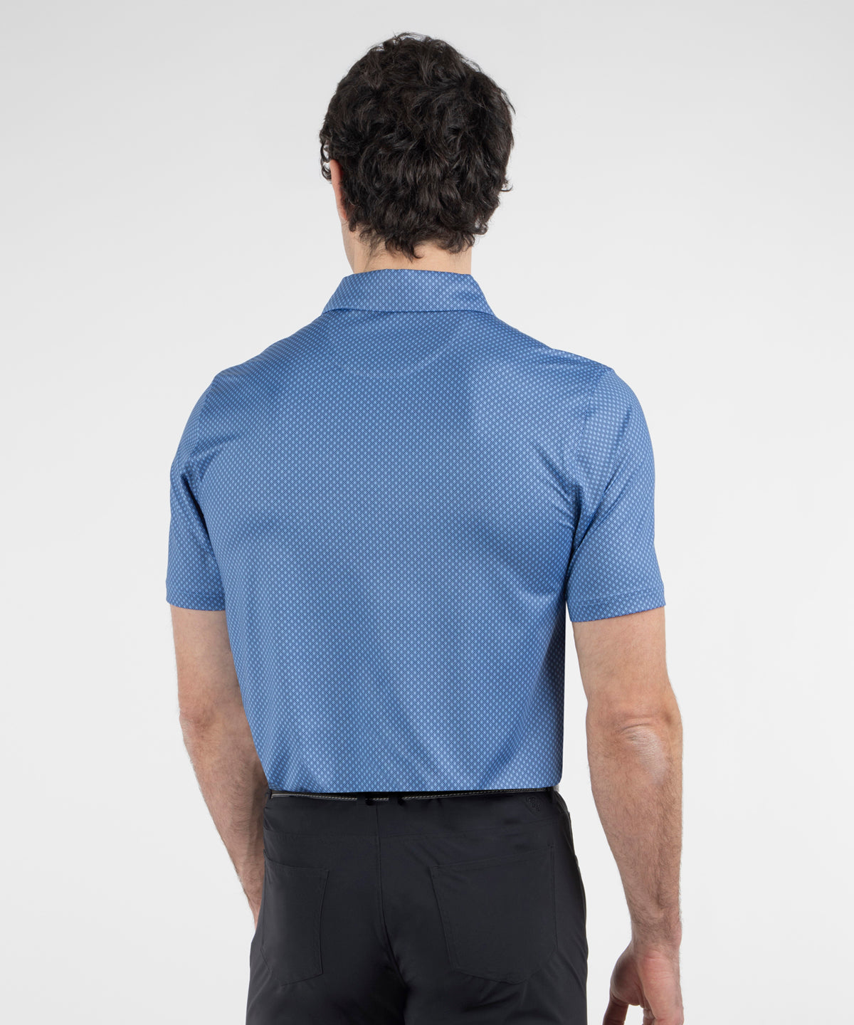Performance Diamond Argyle Print Jersey Polo