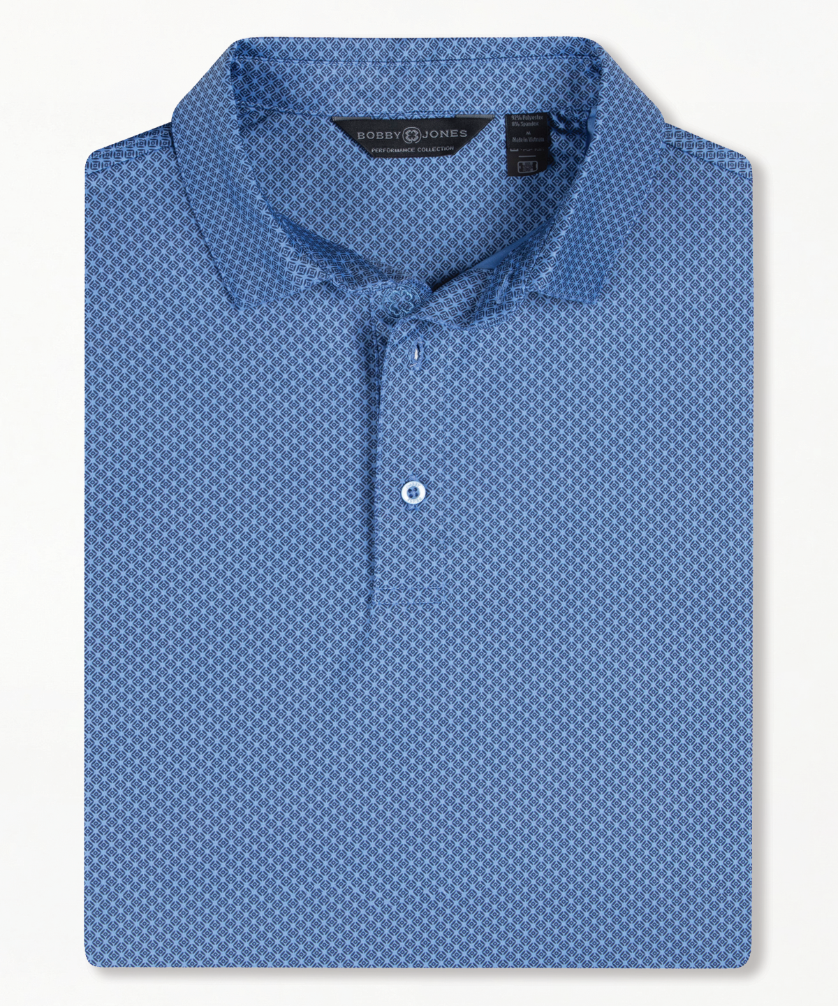 Performance Diamond Argyle Print Jersey Polo