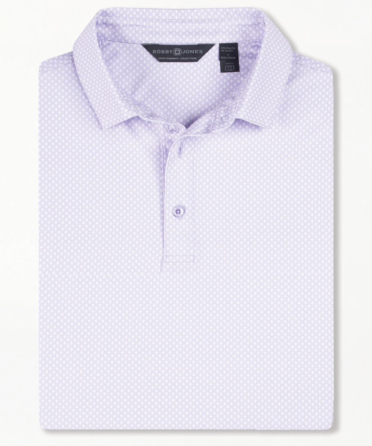 Performance Diamond Argyle Print Jersey Polo