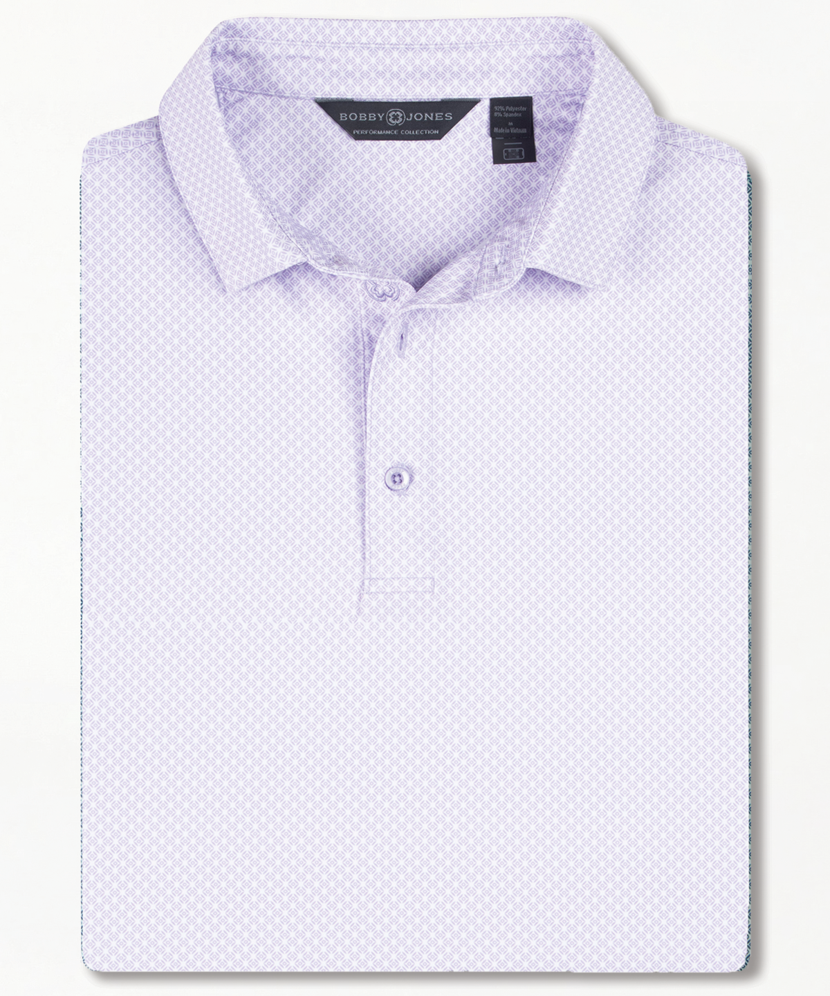 Performance Diamond Argyle Print Jersey Polo