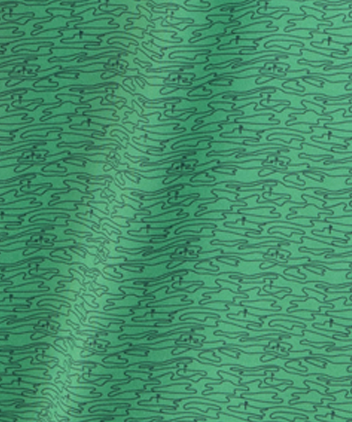 Performance Contour Print Jersey Polo