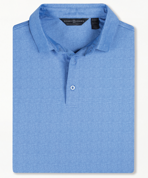 Performance Contour Print Jersey Polo - Bobby Jones