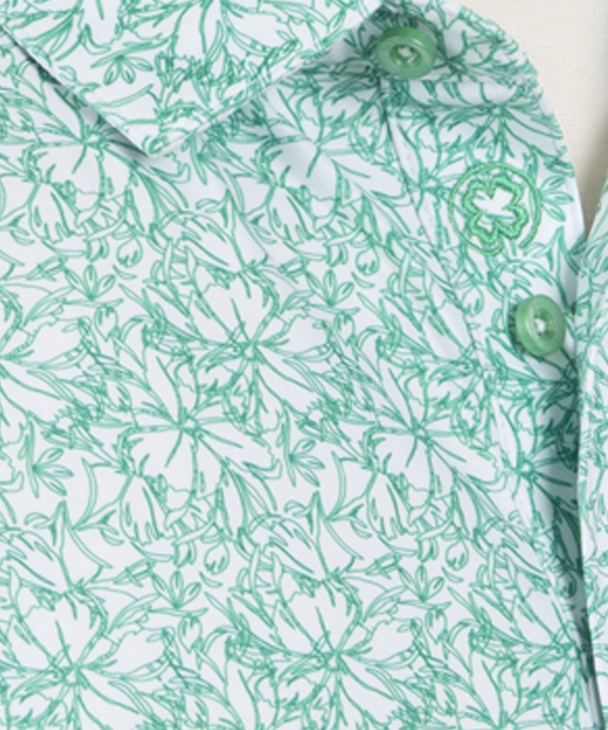 Performance Azalea Print Jersey Polo