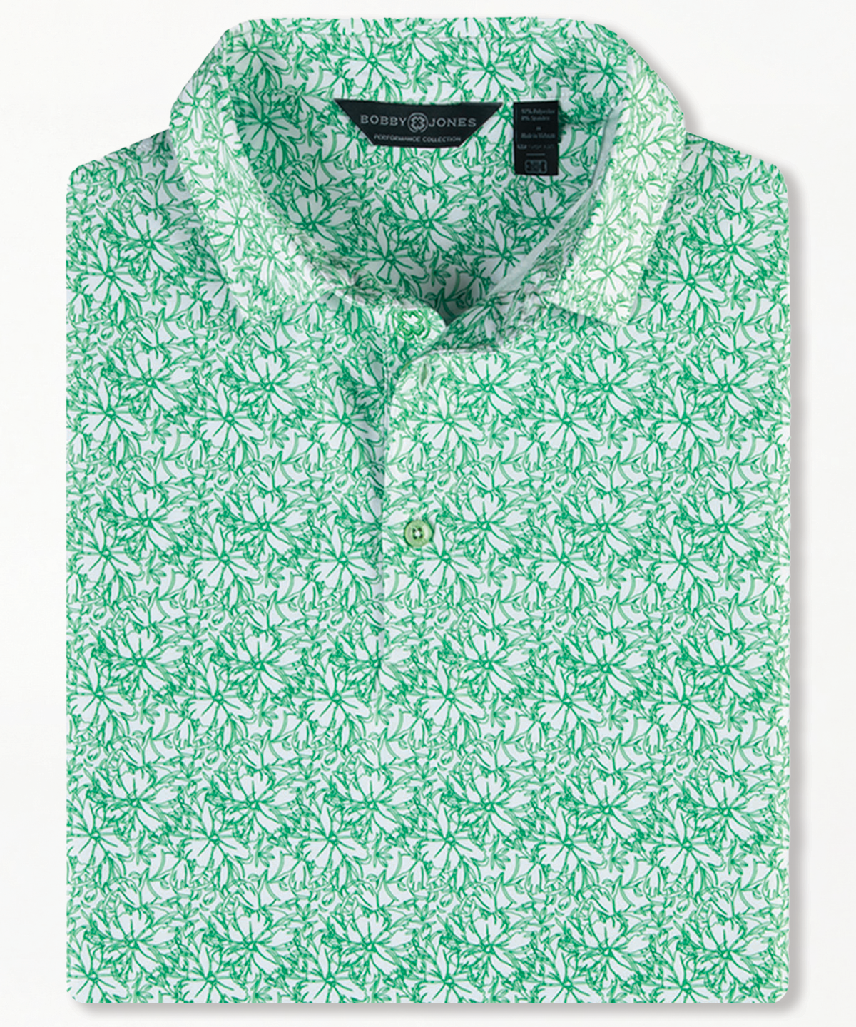 Performance Azalea Print Jersey Polo