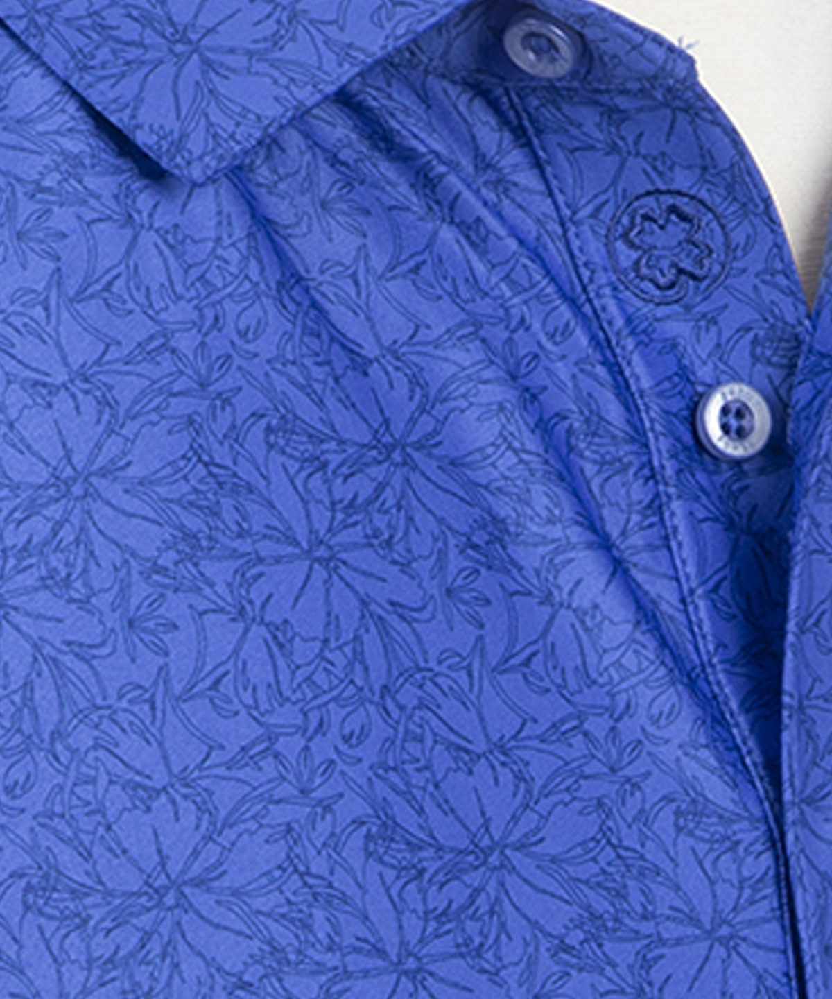 Performance Azalea Print Jersey Polo